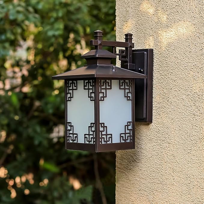 New Chinese Style Outdoor Waterproof Wall Light,European E26 Modern Simple s Lamp,Balcony Stair Corridor Aisle | Lumora