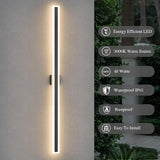 LamQee 63 Inch Long Outdoor Wall Lights Modern Exterior Lighting Fixtures for House, Waterproof 3000K 48W 2400LM | Lumora