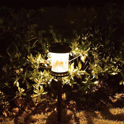 4 Pack Solar Pathway Lights Outdoor Pathway LED Solar Light IP65 Waterproof Landscape Lighting for Patio Driveway Decor (Cold White)
