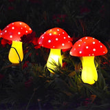Generic Mushroom Solar Lights Outdoor, Waterproof Mushroom Landscape Lights 8 Lighting Modes Mushroom Garden Fairy | Lumora