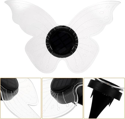 Solar Powered In-ground Yard Light Acrylic Outdoor Solar Pathway Lamp Waterproof Garden Stake Light for Lawn and Walkway Decoration