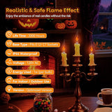 25-Pack Flickering Flame Light Bulbs, E12 Candelabra Base for Halloween & Christmas - Incandescent Outdoor Bulb | Lumora