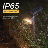 Consciot Warm White Solar Spot Lights Outdoor,Dusk-to-Dawn 600LM 360°Adjustable Solar Landscape Spotlights with | Lumora