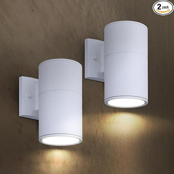 ASD 1 Light Outdoor Wall Light Fixture | 60W E26 Bulb Socket 120V ETL Cylinder Up Down Lights | | Lumora