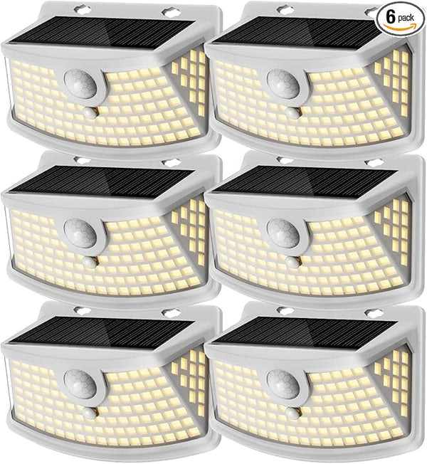 Aootek New Solar Motion Sensor Lights 120 LEDs with Lights Reflector,270° Wide Angle, IP65 - Outdoor Path Light | Lumora