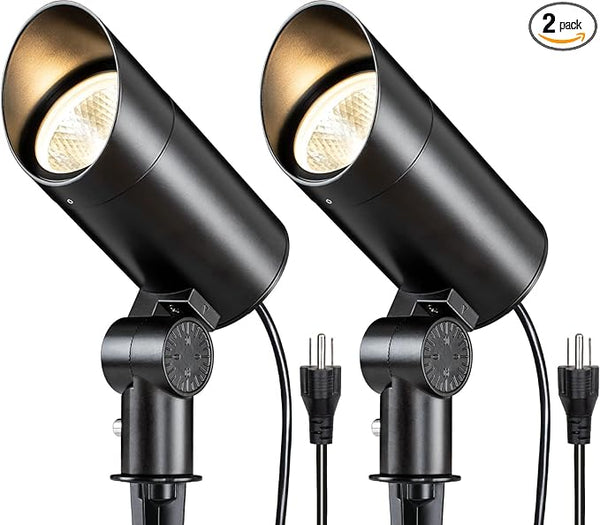 SUNVIE 30W Spot Lights Outdoor LED Spotlight 120V 3000LM Ultra Bright Flag Pole Light with Metal Stake, Warm White | Lumora