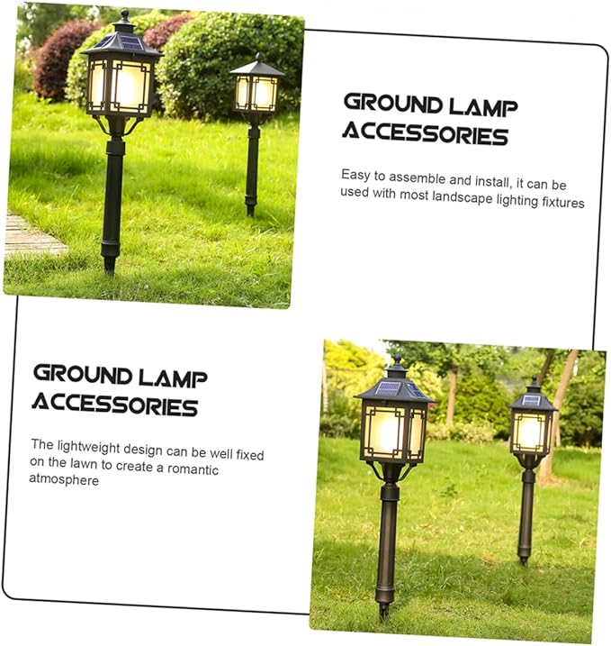 MERRYHAPY 30pcs Luminous Floor Lamp Led Ground Stakes Outdoor Solar Pathway Lights Replacement Stakes Plastic | Lumora