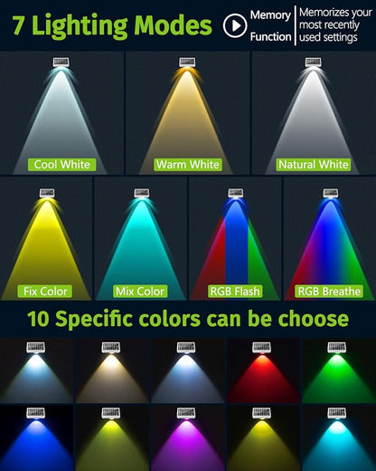 Solar Fence Lights Outdoor Waterproof High Brightness LED Spot Lens Deck Lights 7 Mode Warm & Cool White RGB Solar Powered Wall Lighting Decor for Outside Patio Step Backyard Railing - 16 Pack(White)