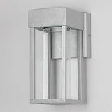 GLOBE Electric 44880 Bowie 1-Light LED Integrated Outdoor Wall Sconce, Galvanized Steel, Bulb Not Included | Lumora