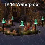 ILLUMINEW Christmas Solar Pathway Lights, Set of 5 Waterproof Landscape Christmas Lights, Stake Decorations, LED | Lumora
