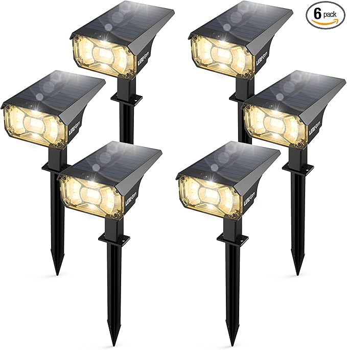 3 Brightness Modes Solar Outdoor Lights with Super Bright 40LEDs, 360 Adjustable Lighting Angle, USB Charging | Lumora