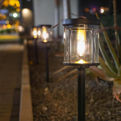 EcoGreen Solar Pathway Lights Outdoor 4-Pack - Solar Powered Garden Lights Waterproof, 3000K Warm White, 4.76 * 23.07in, Auto Dusk to Dawn for Yard, Driveway, Garden, Patio & Walkway (031H)