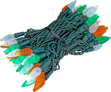 ‎‎‎Novelty Lights 24FT 70 LED C6 LED St. Patrick's Day String Lights, Outdoor Christmas Tree Commercial Grade LED | Lumora
