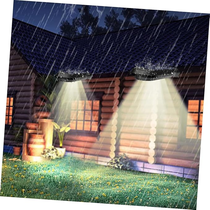 Tofficu LED Light Outdoor Wall Sconce Warm White Garden Lamp with White Shell Easy Install Weatherproof Patio Lighting for Lawn Fence and Porch Decor