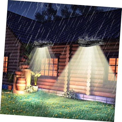 Tofficu LED Light Outdoor Wall Sconce Warm White Garden Lamp with White Shell Easy Install Weatherproof Patio Lighting for Lawn Fence and Porch Decor