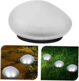 Uonlytech Solar Decorative Lamp Pebble Shape Outdoor Light for Patio Yard Landscape | Lumora