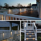 GKOLED Landscape Deck Light, Low Voltage 12V AC/DC Outdoor Patio Lighting, LED 2W Step Light, Die-Casting Aluminium | Lumora
