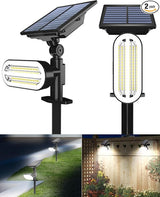 Solar Spot Lights Outdoor, 3 Lighting Modes Landscape Spotlights, IP65 Waterproof Solar Powered Outside Lights for | Lumora