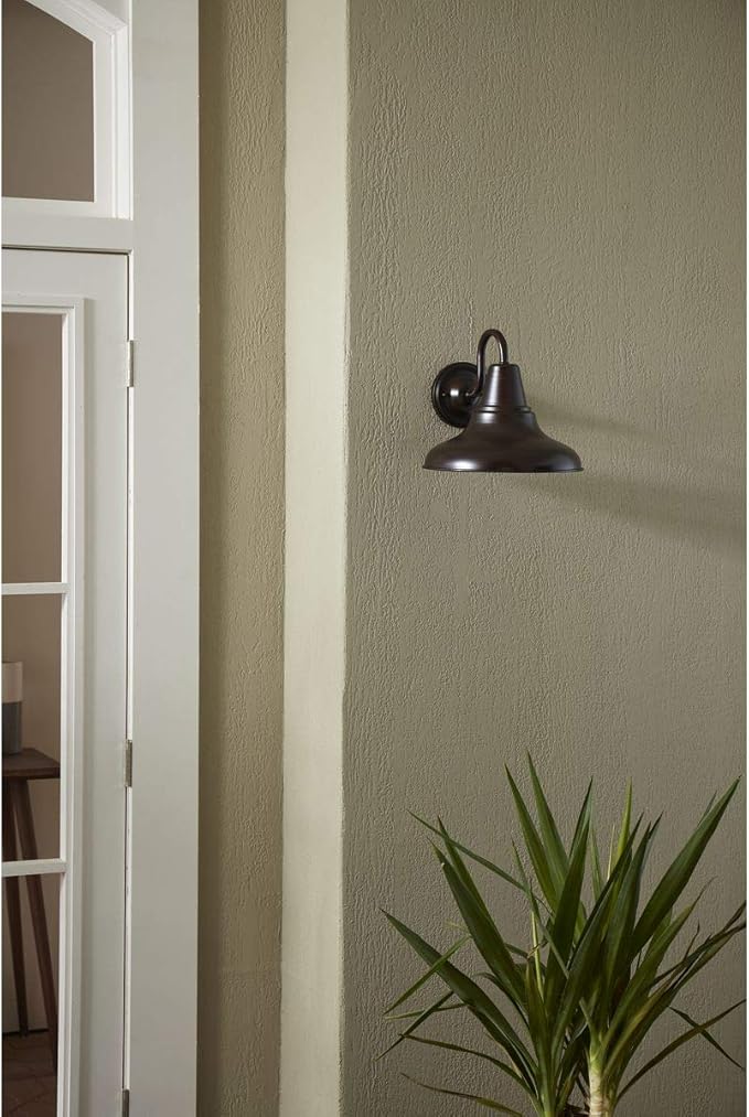 Progress Lighting P5623-20 District Collection 1-Light Farmhouse Outdoor Wall Lantern Light, Antique Bronze, 12" W | Lumora