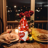 Retisee Solar Valentine's Day Garden Statue Resin Gnome Statue with Hearts LED Lights Outdoor Love Solar Light | Lumora