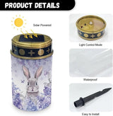 Rabbit Floral Solar Cemetery Grave Decorations, Waterproof Memorial Cemetery Decorations - Outdoor Path Light | Lumora