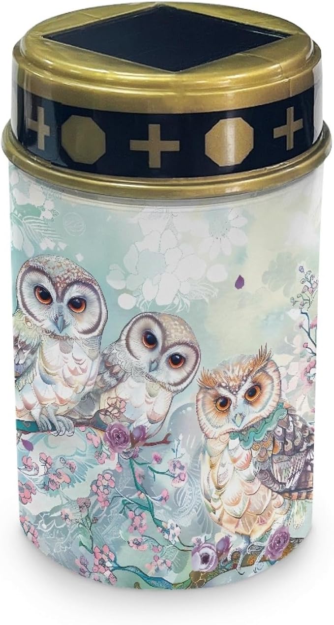 Cartoon Owl Solar Garden Lights Waterproof Solar Pathway Lights LED Lantern Solar-Powered Fairy Lights for | Lumora