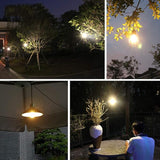Lixada Solar Pendant Light Outdoor Hanging Light Shed Light with E27 Industrial Edison Bulb IP65 Waterproof for | Lumora