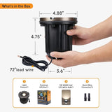 Gardenreet 12V Outdoor Well Light - Brass LED Electric In Ground Landscape Lighting, Low Voltage Weatherproof | Lumora