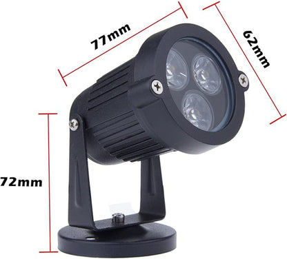 LemonBest® LED Low Voltage Landscape up Down Light for Outdoor Yard Step Lighting Warm White