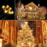 Toodour Christmas Lights Outdoor, 213ft 600 LED String Lights, Timer, Waterproof 8 Modes Outdoor Christmas String | Lumora