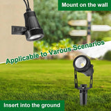Low Voltage Landscape Lighting, 8 Pack Outdoor Spot Lights with Transformers, 12V Warm White Landscape Spotlights | Lumora