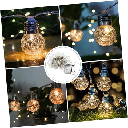 DOITOOL Pineapple String Light Led Fairy Light Bulbs Outdoor Indoor Decor for Weddings Festivals and Parties Brighten up Your Space Charming Pineapple Design