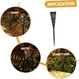 4pcs Solar Pathway Lights Outdoor Waterproof LED Solar Garden Lights Warm White Lawn Yard Patio Landscape Lighting | Lumora
