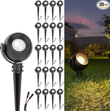 Sunco LED Low Voltage Spotlight Revolver, Sphere Shaped Garden Landscape Lights Outdoor [Luces para Jardin], 4W | Lumora