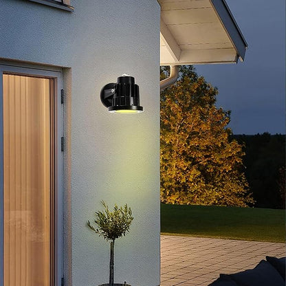 Led Spotlights Outdoor, Warm White 12W Spot Lights Indoor,120V Ceiling Light,Landscape Lighting for Wall,Pond,Picture,Garden,Yard with US 2-Plug(4 Pack)