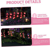 VICASKY Led Lights for Outside Decorative Garden Stake Lights Auto Off Solar Pathway Lamp Apple Shape Ground Stake | Lumora