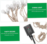 jojofuny Solar Led String Lights Outdoor Garden Decor Party Lights for Christmas Wedding Home Patio String Decor | Lumora