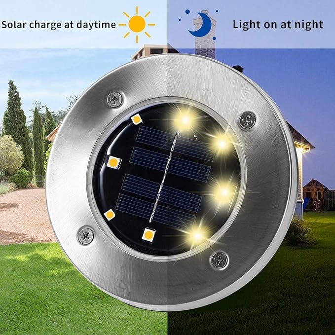 INCX Solar Lights Outdoor Waterproof,12 Pack Solar Lights for Outside, Solar Garden Lights Landscape Lighting for | Lumora