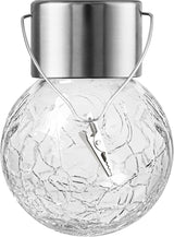 12 Pack Hanging Solar Lights Outdoor Decorative, Waterproof Solar Globe Lantern with Handle and Clip, Solar Powered | Lumora