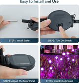 Solar Garden Lights Outdoor Waterproof, 2 Pack 16 LED Swaying Light Firefly Light Outdoor Decor Lights for Pathway | Lumora