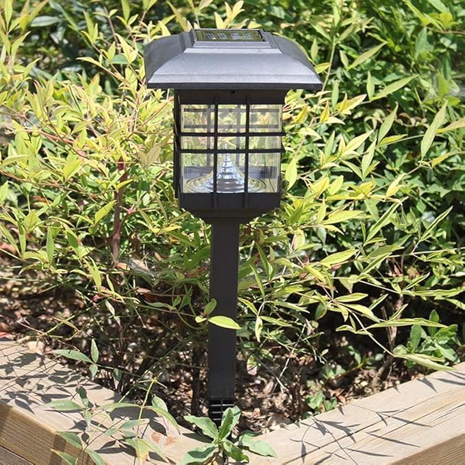 Solar Light, LED Outdoor Solar Garden Light, IP65 Waterproof Solar Pathway Light, Energy Saving Decorative Solar Light, for Yard, Patio, Landscape, Walkway(White Light)