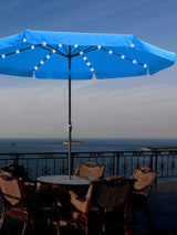 Yescom Solar String Light 40 LED Fit for 9 ft 8 Ribs Patio Offset Umbrella Outdoor Yard Party Wedding with Clips | Lumora