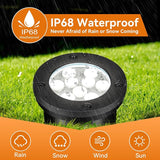 9W Landscape Light, Outdoor 120V In-Ground Lights IP68 Waterproof 5500k Warm White Outdoor Well Lights for Yard | Lumora