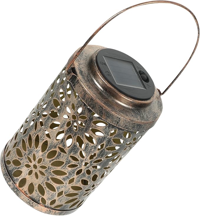 LIFKOME Solar Hollowed Pendant Light Solar Energy Lamp for Outdoor Decor Delicate - Garden Figurine Light | Lumora