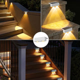 NIORSUN Solar Fence Lights,12 Pack Deck Light,Led Outdoor Lamp 3000K/6000K + RGB Wall Lights,IP45 Waterproof Solar | Lumora