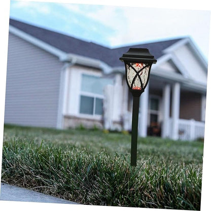 Homoyoyo 4pcs Solar Led Lawn Lights Elegant Outdoor Garden Solar Light Set for Decoration for Patios Yards and Festivals