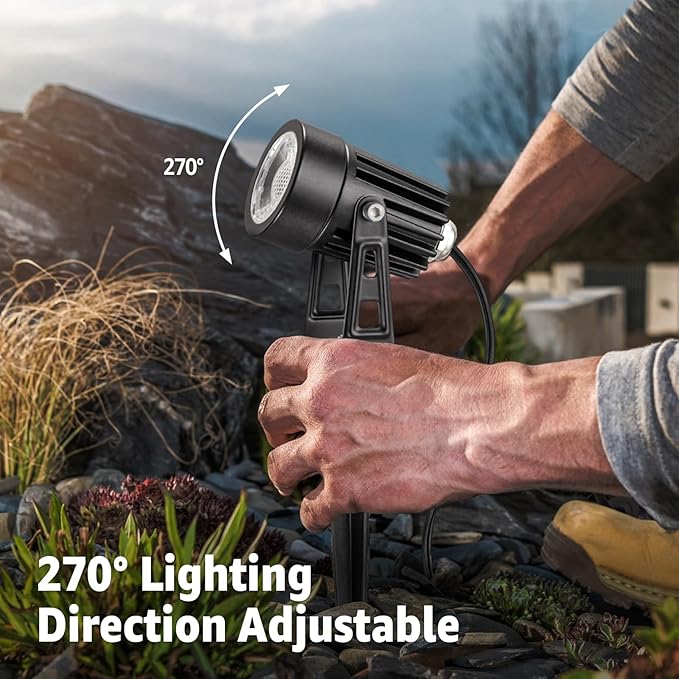 SUNVIE 3W Low Voltage Landscape Lighting LED Landscape Spotlights with Connectors Waterproof Low Voltage Landscape | Lumora
