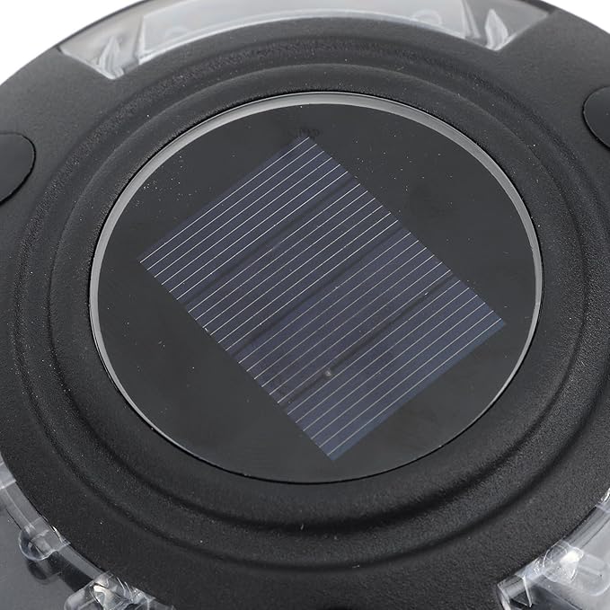 Fafeicy Solar Driveway Marker Light Aluminium Alloy Solar Powered Outdooor IP68 LED Road Studs Lamp for Sidewalk Pathway (White Light)