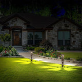JJX Solar Pathway Lights, 6 Pack Outdoor Walkway Solar Lights for Yard Outside, Warm Light LED Landscape Light | Lumora