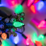 140 Strawberry One-Piece LED Christmas Lights, Pack of 2 Strands 70 Count 36 ft, High Waterproof UL Certified C6 | Lumora